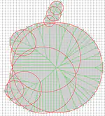 Exact and Optimal Conversion of a Hole-free 2D Digital Object into a Union of Balls in Polynomial Time